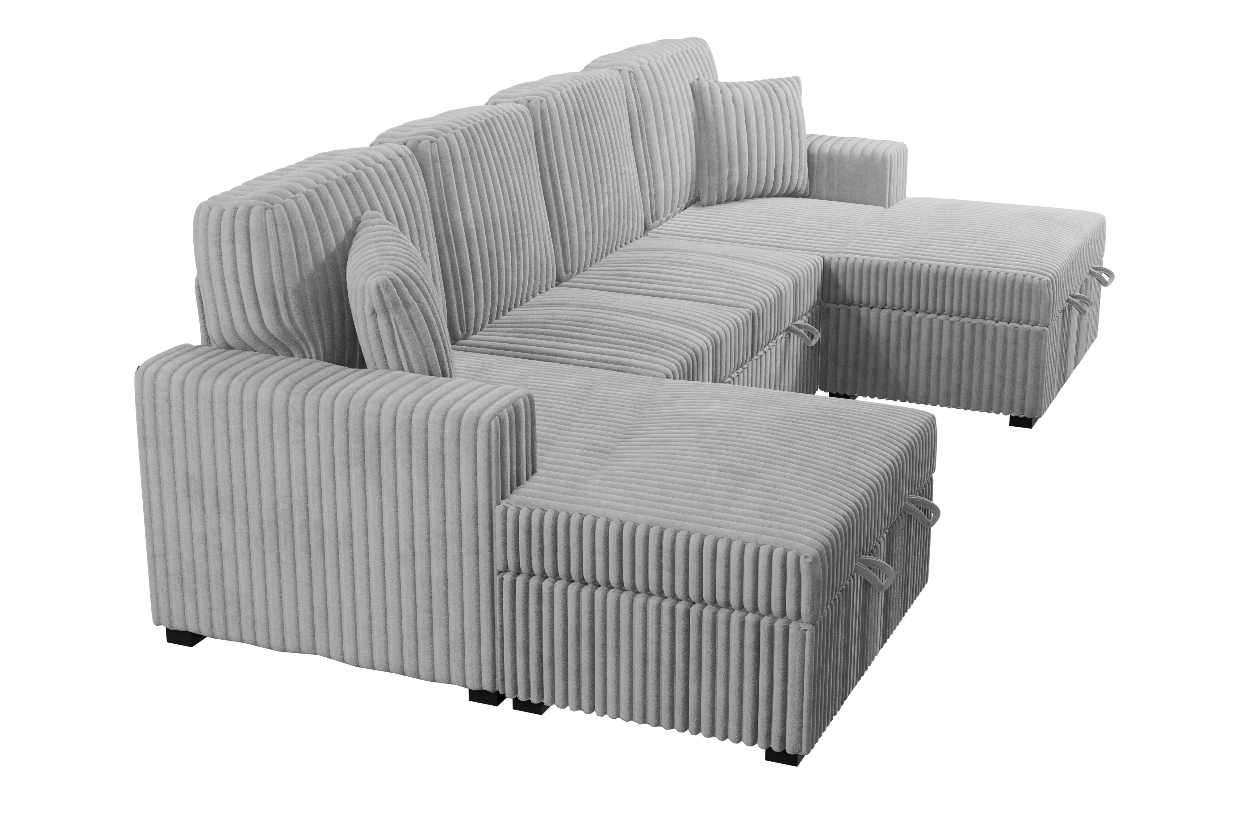 3-Piece Convertible Sectional || F8557 / F8558