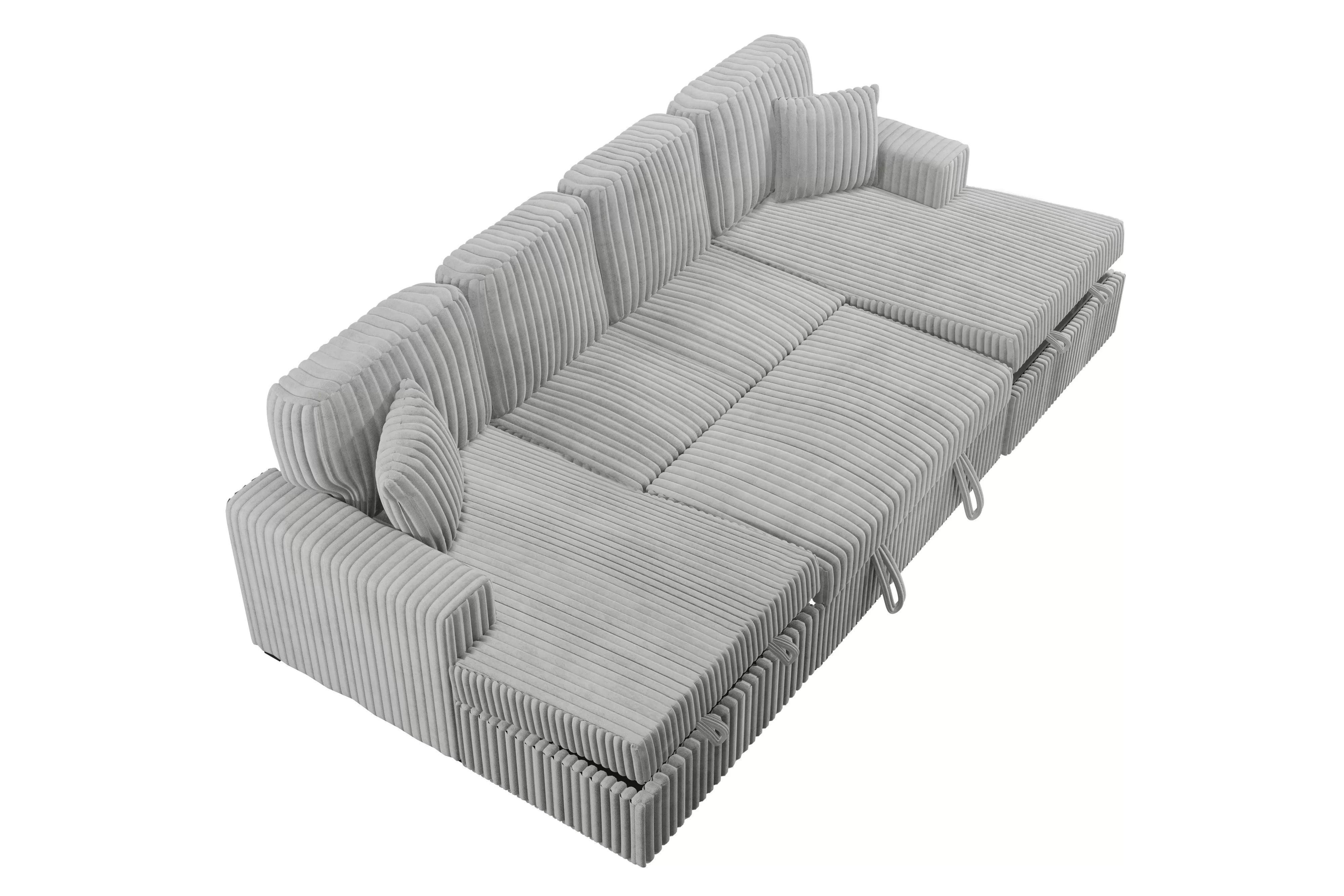3-Piece Convertible Sectional || F8557 / F8558