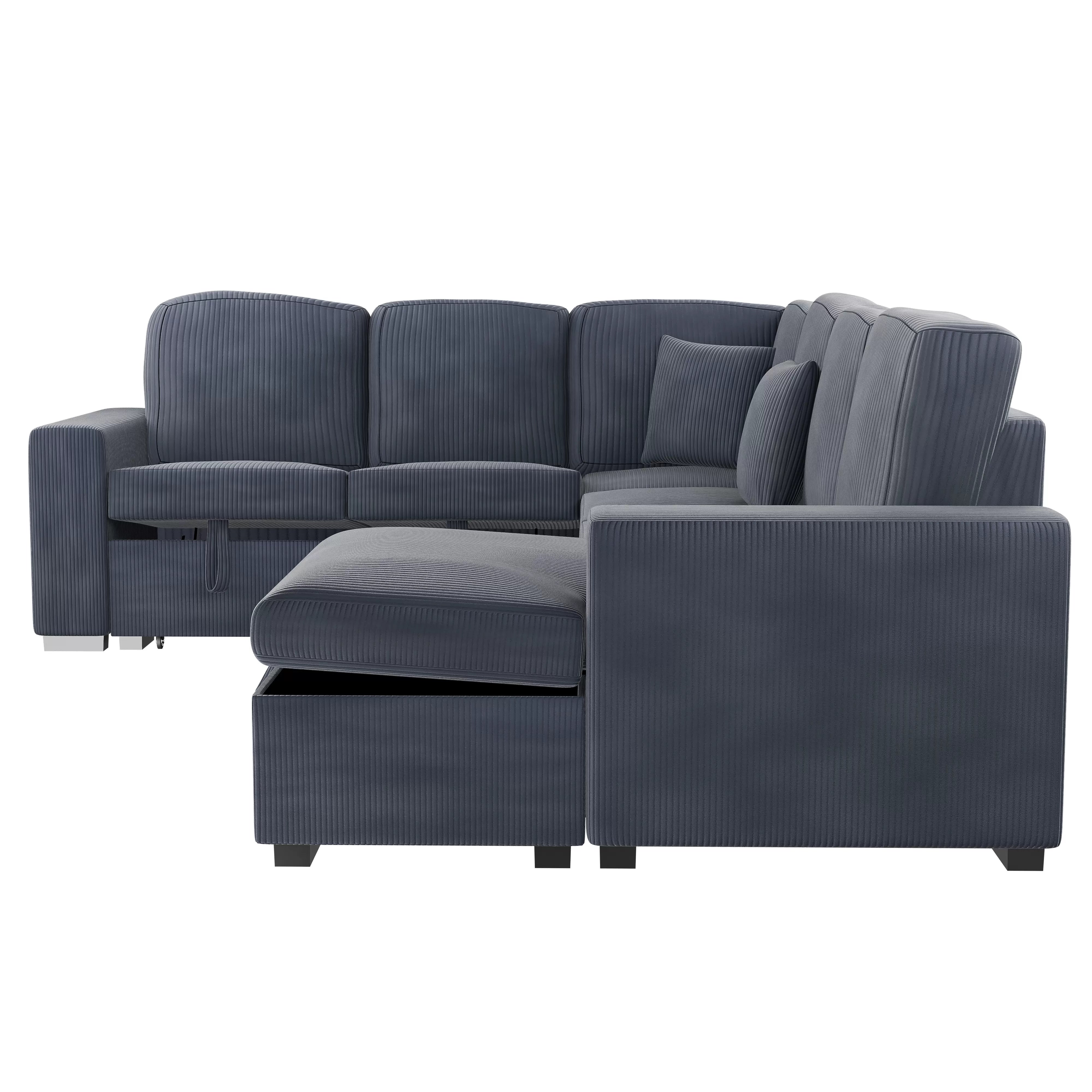 4-Piece Convertible Sectional || F8559/ F8560