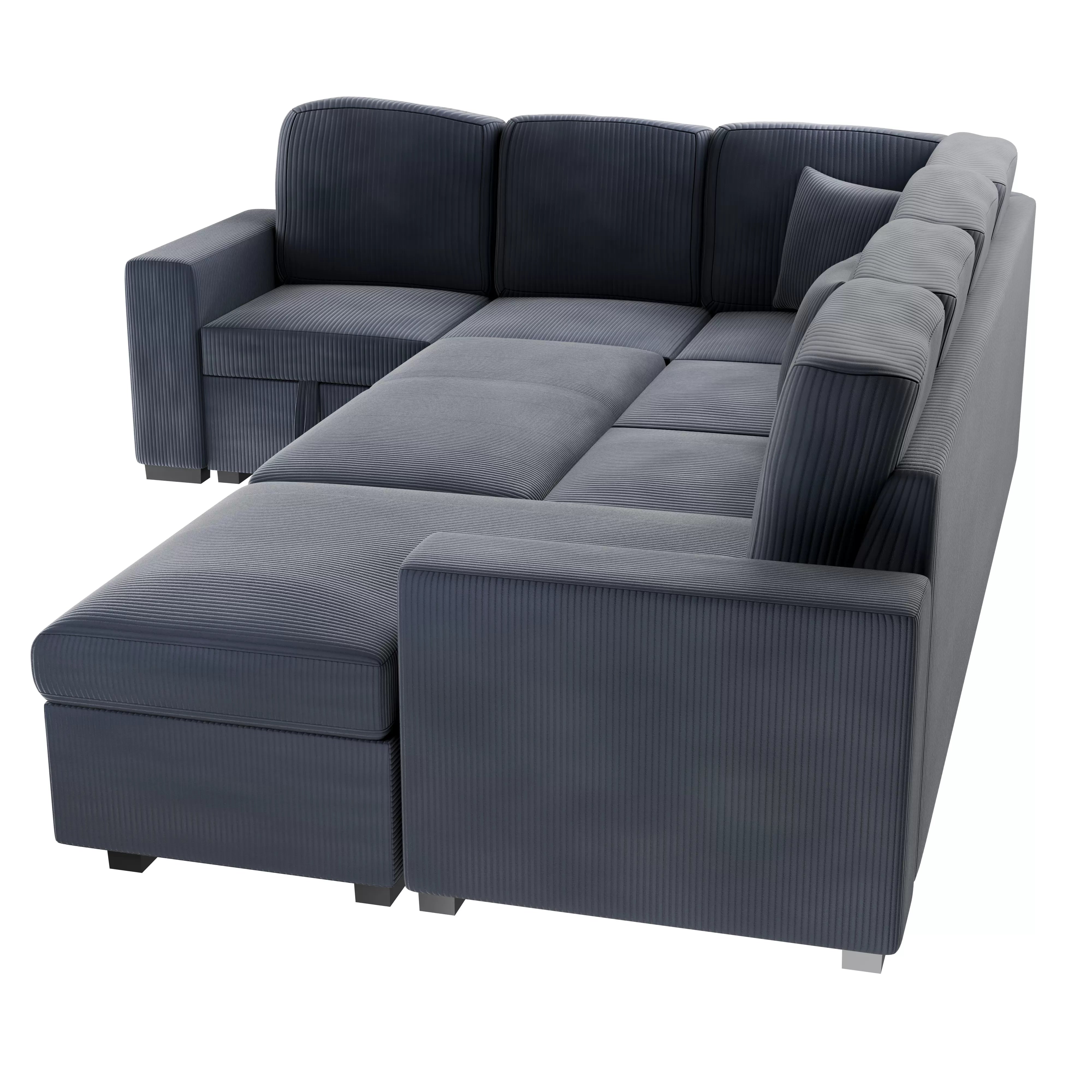 4-Piece Convertible Sectional || F8559/ F8560