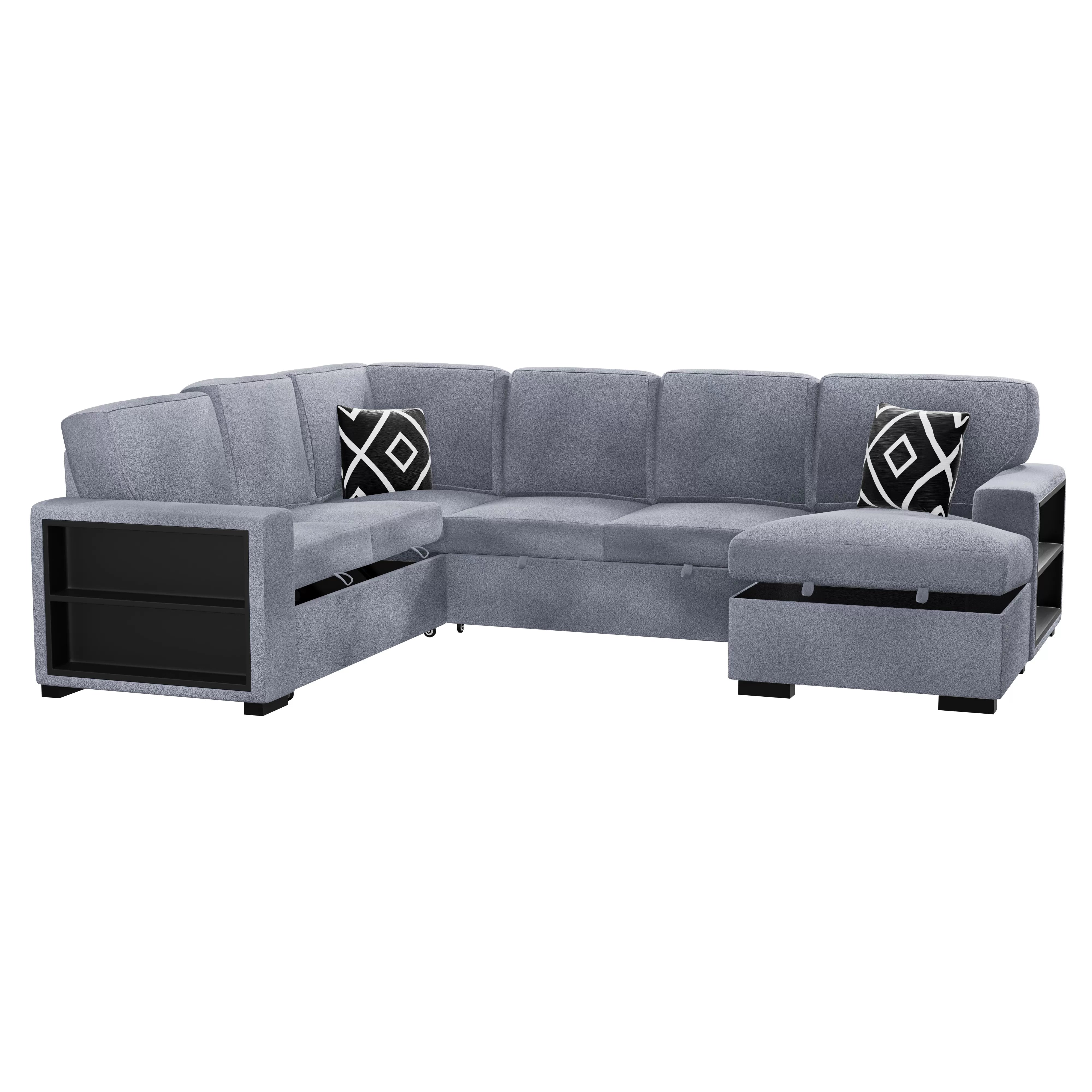 4-Piece Convertible Sectional || F8561 / F8562