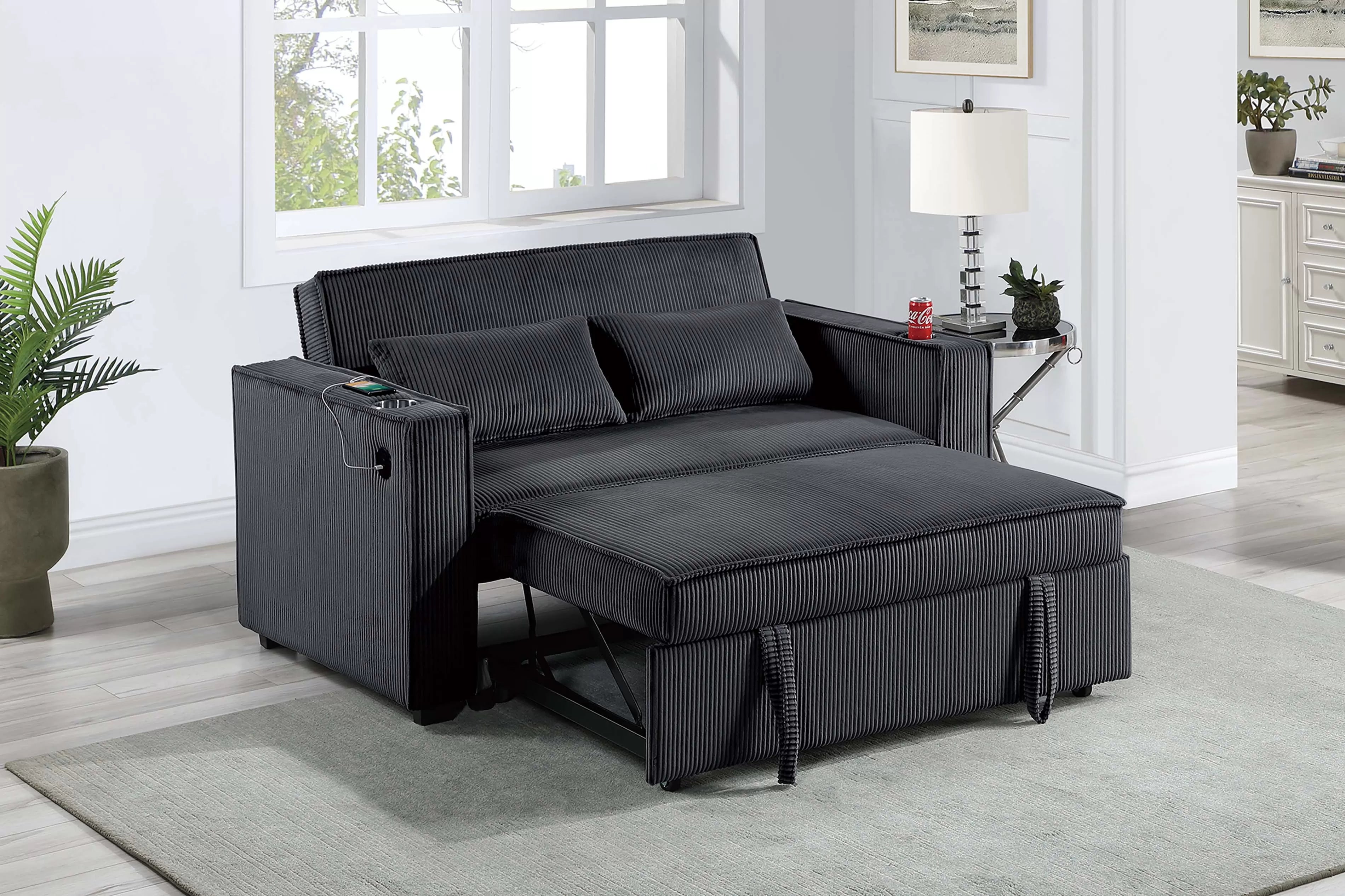 Convertible Sofa with 2 Accent Pillows || F8547 / F8548 / F8568