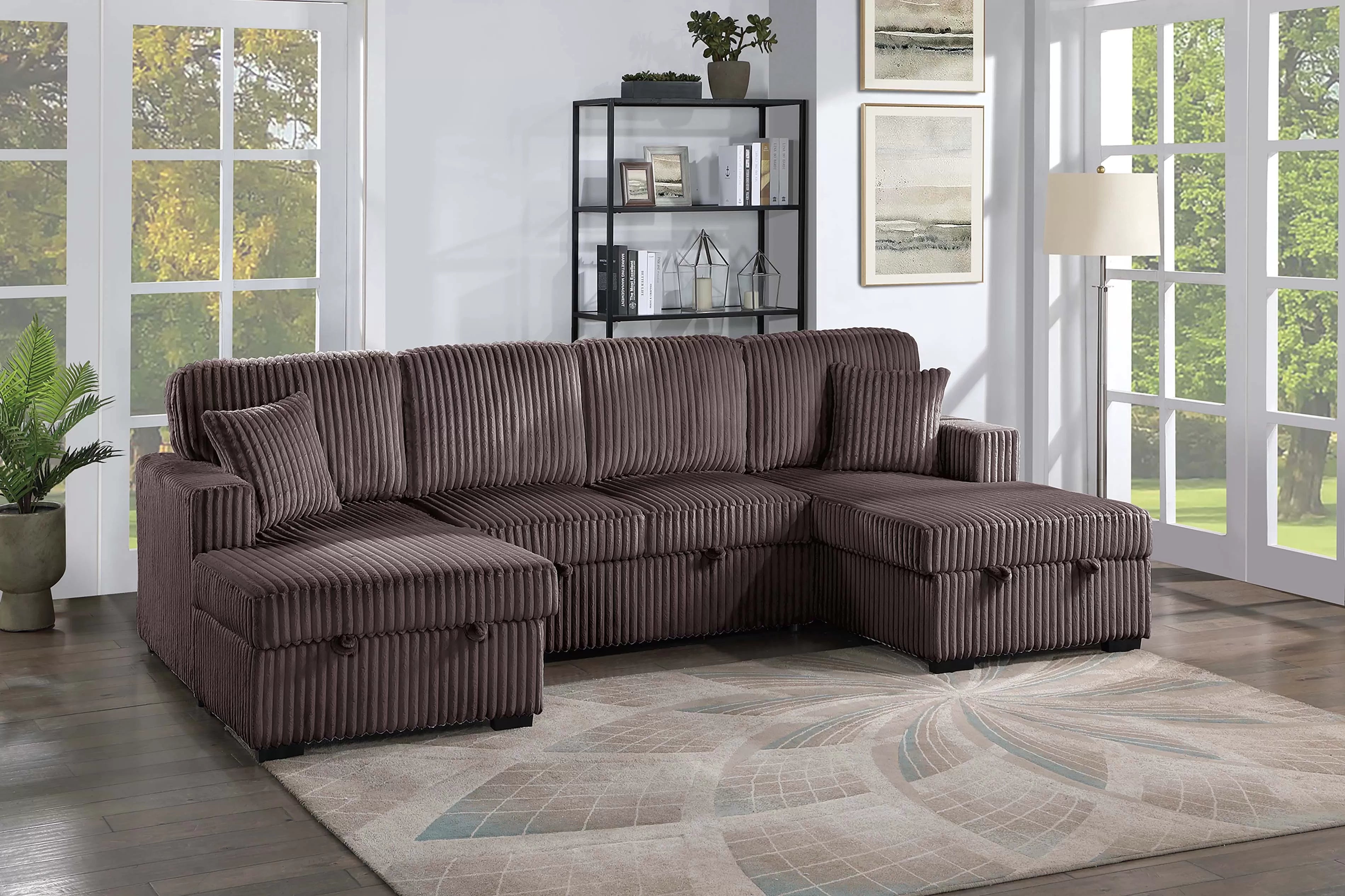 3-Piece Convertible Sectional || F8578 / F8579