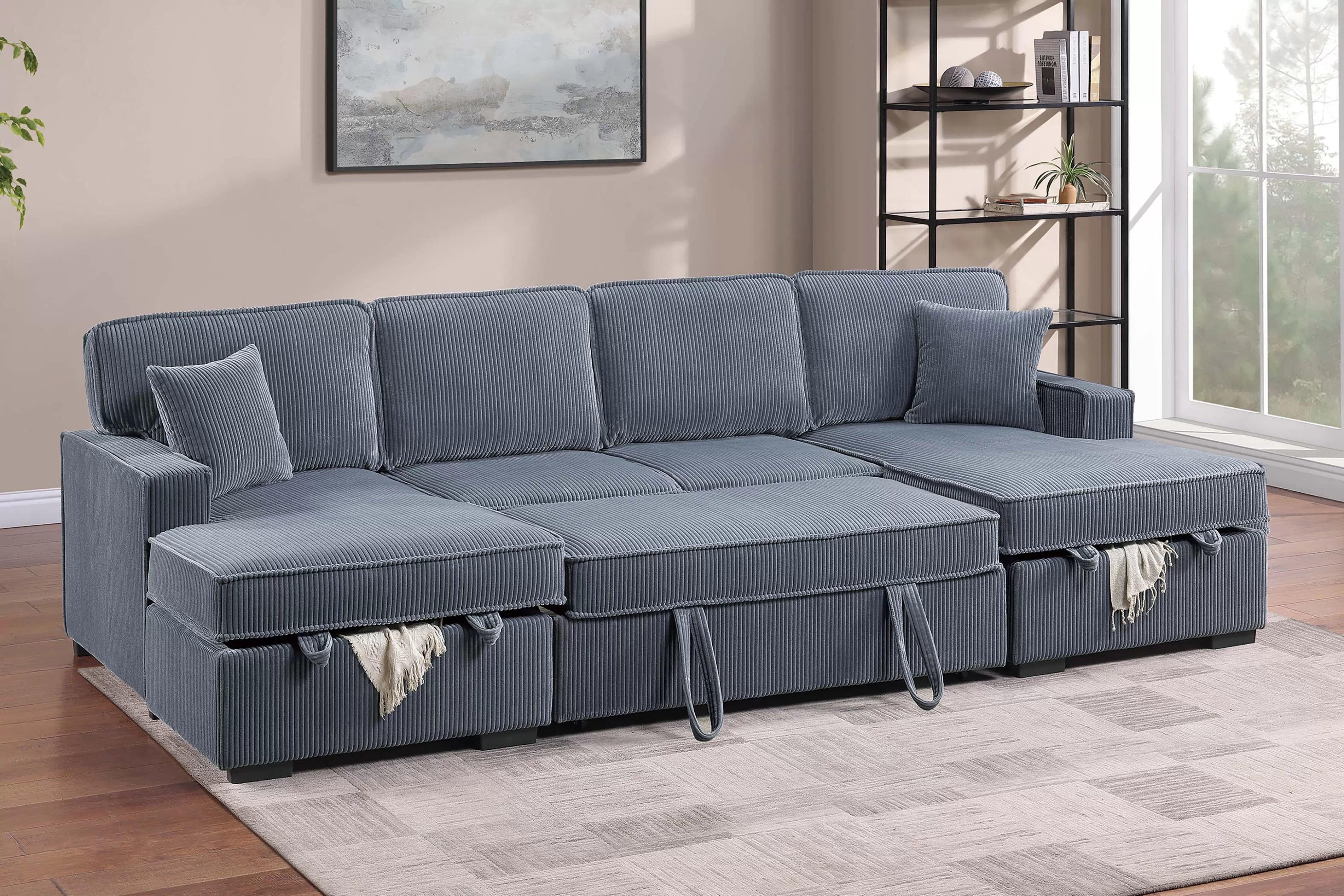 3-Piece Convertible Sectional || F8580 / F8581