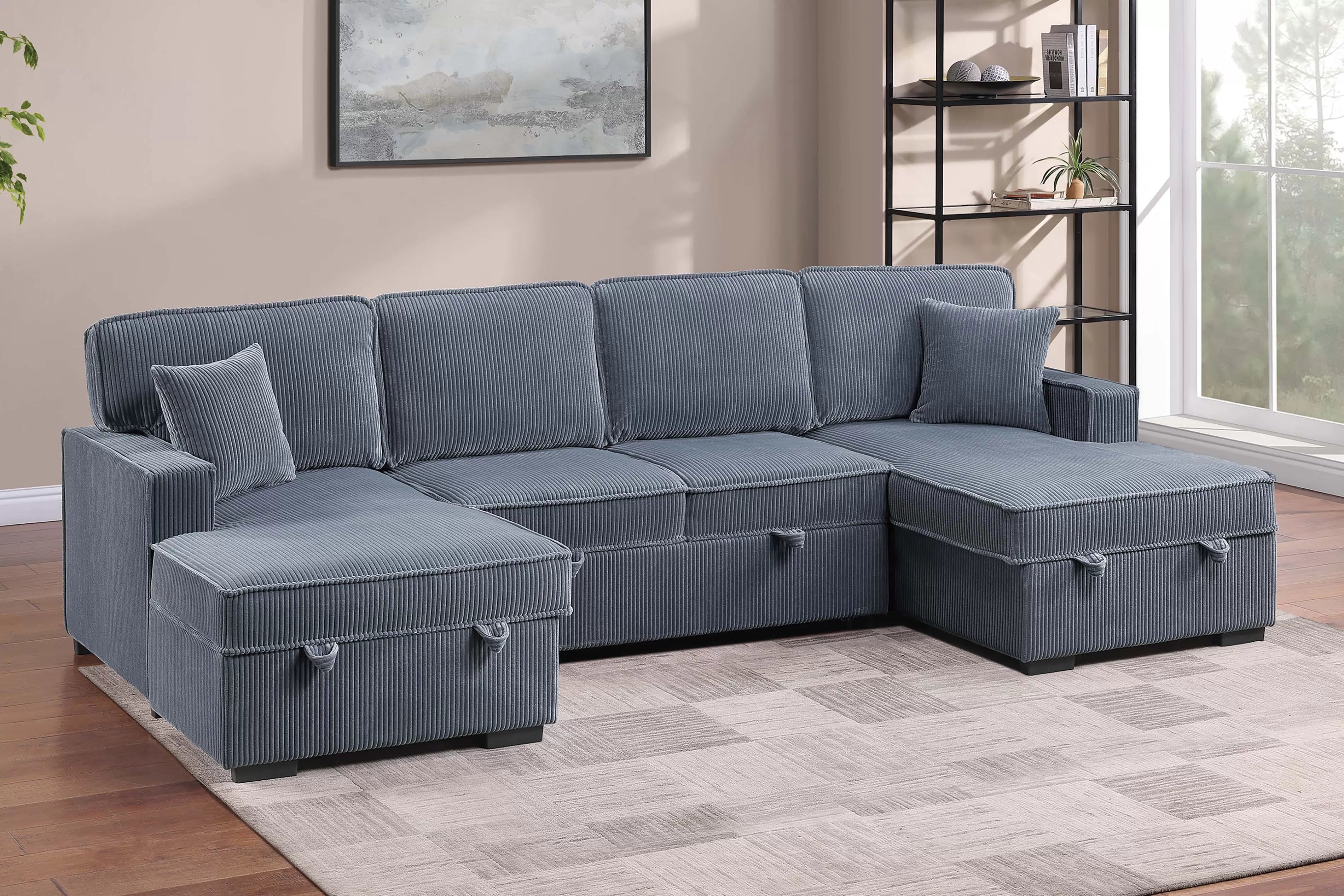 3-Piece Convertible Sectional || F8580 / F8581