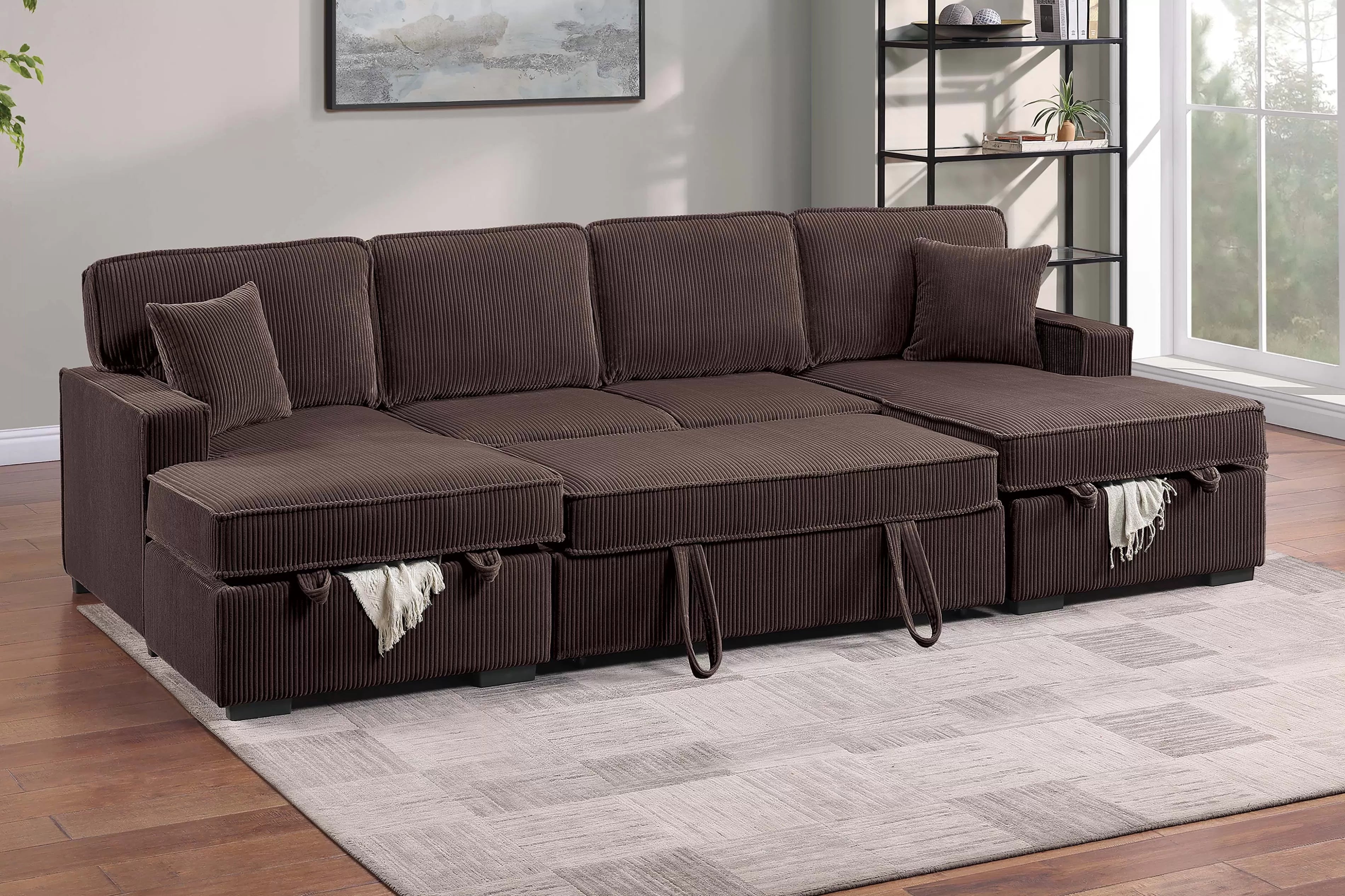 3-Piece Convertible Sectional || F8580 / F8581