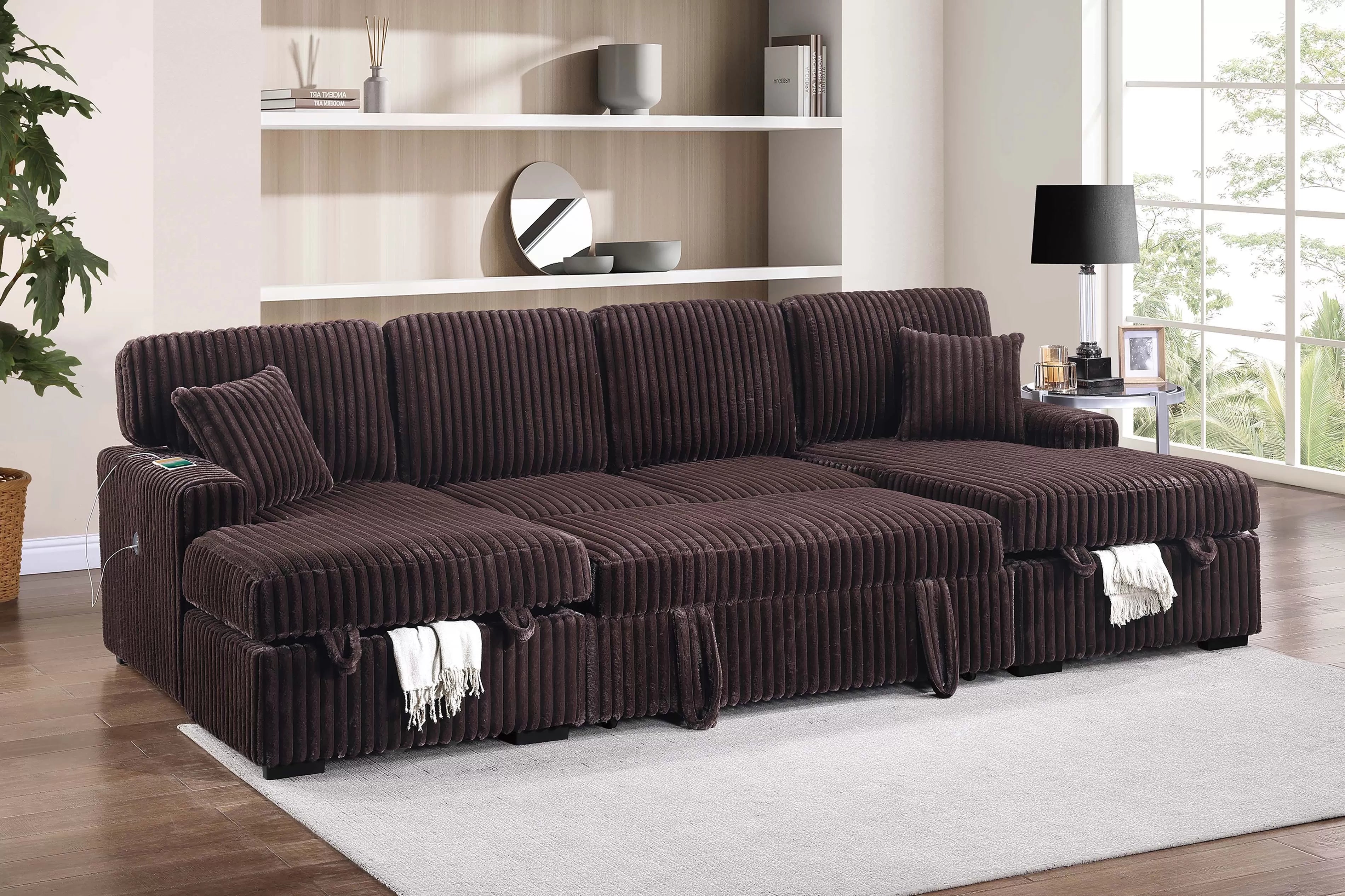 3-Piece Convertible Sectional || F8582 / F8583