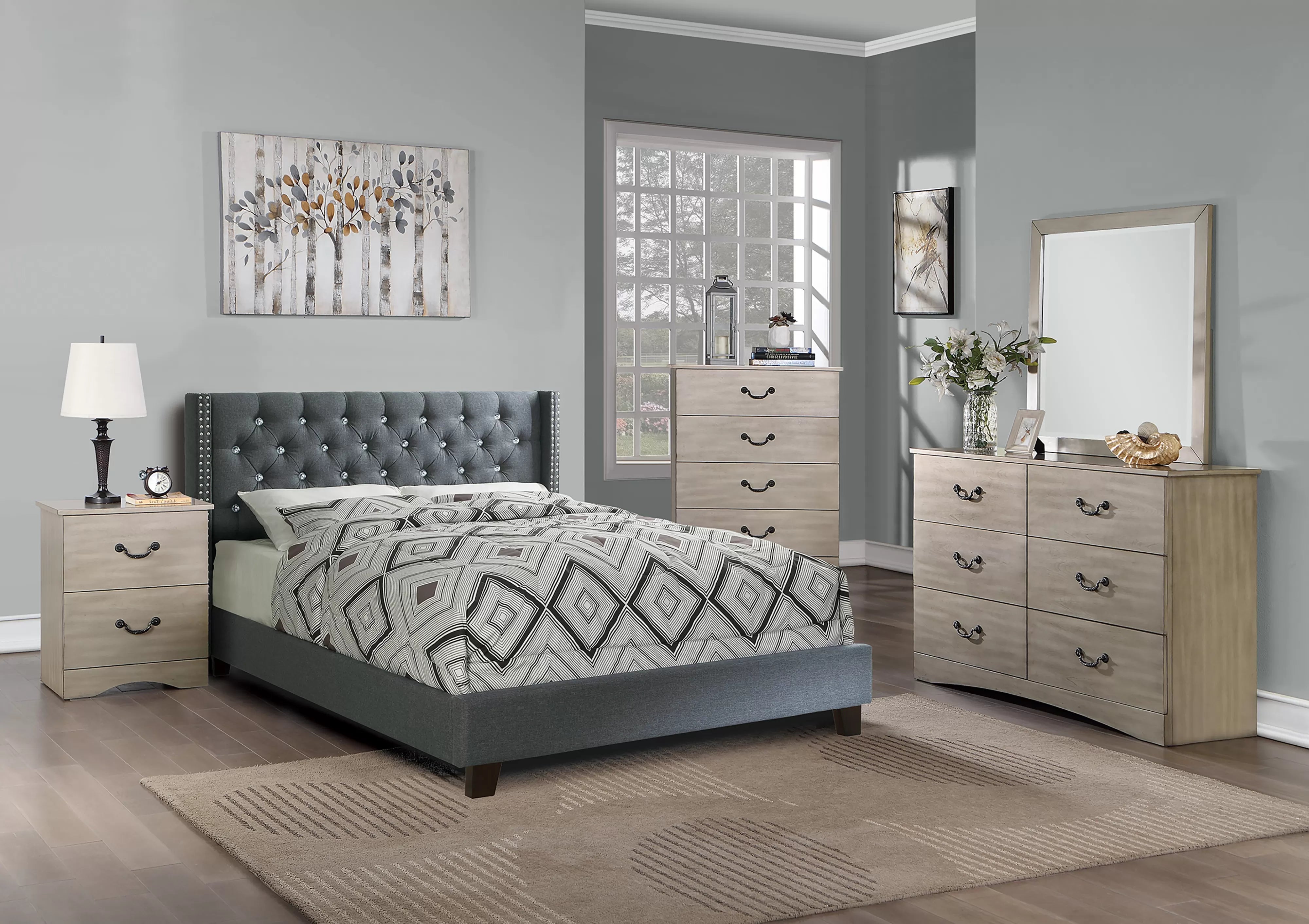 Queen Bed || F9371Q / F9680Q