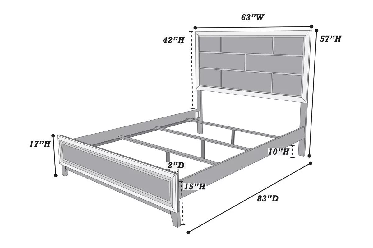 Queen Bed || F9396Q