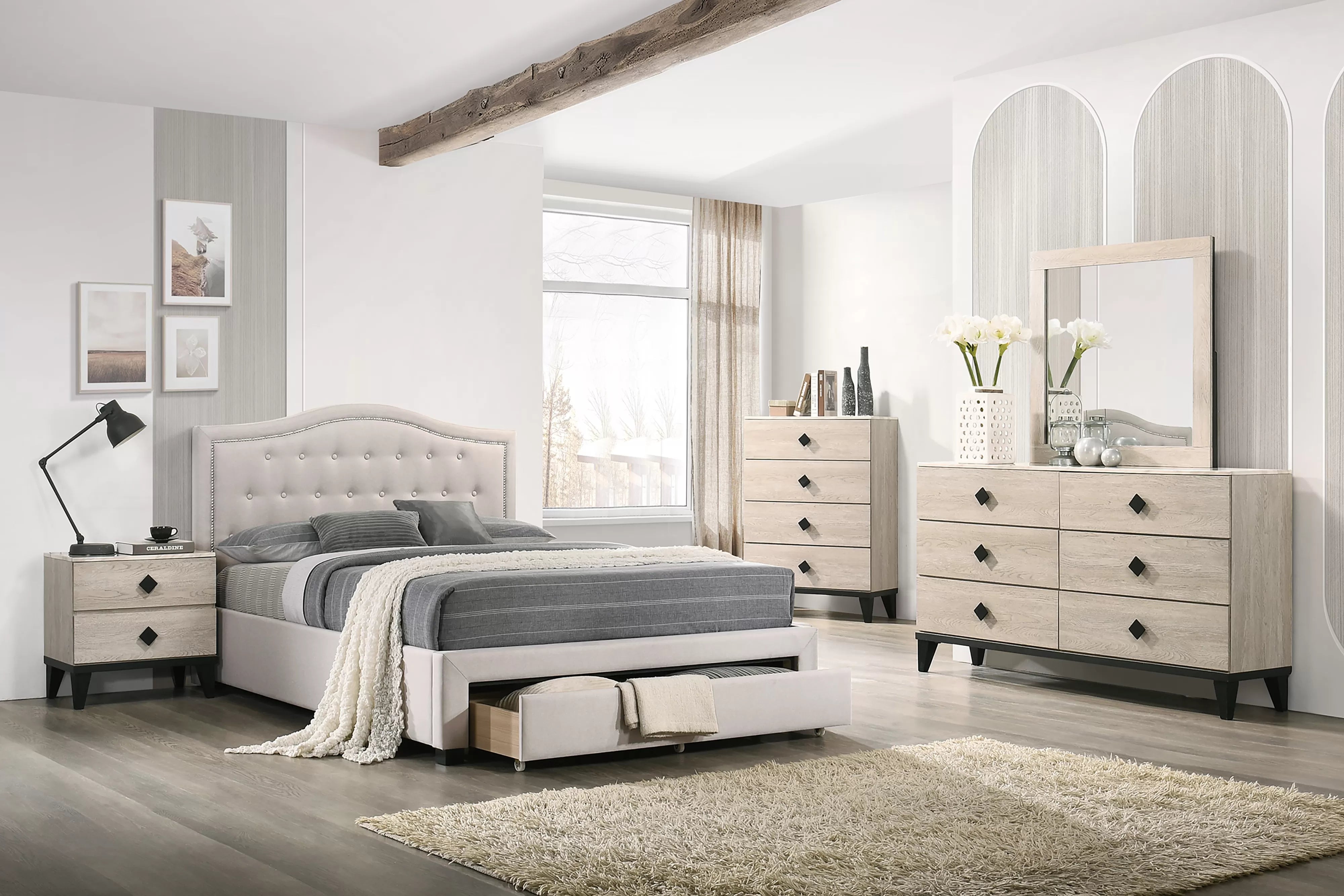 Queen Bed || F9528Q / F9529Q