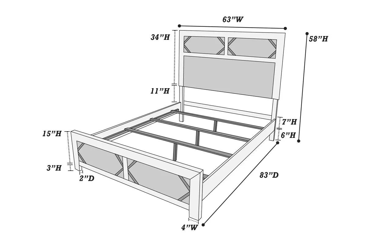 Queen Bed || F9626Q