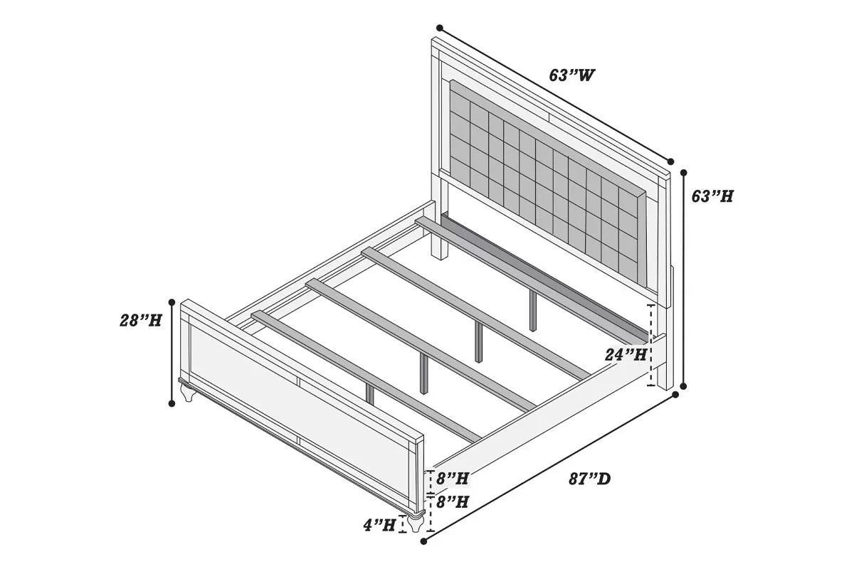 Queen Bed || F9644Q