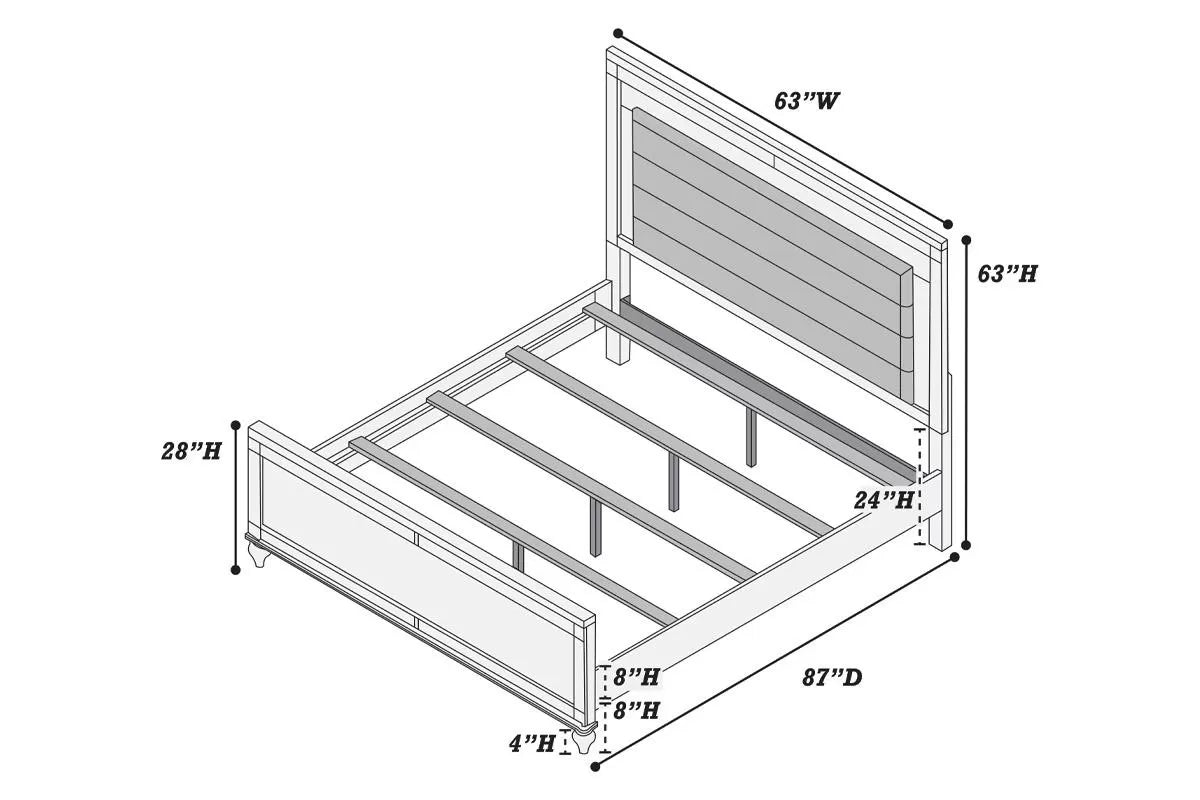 Queen Bed || F9645Q