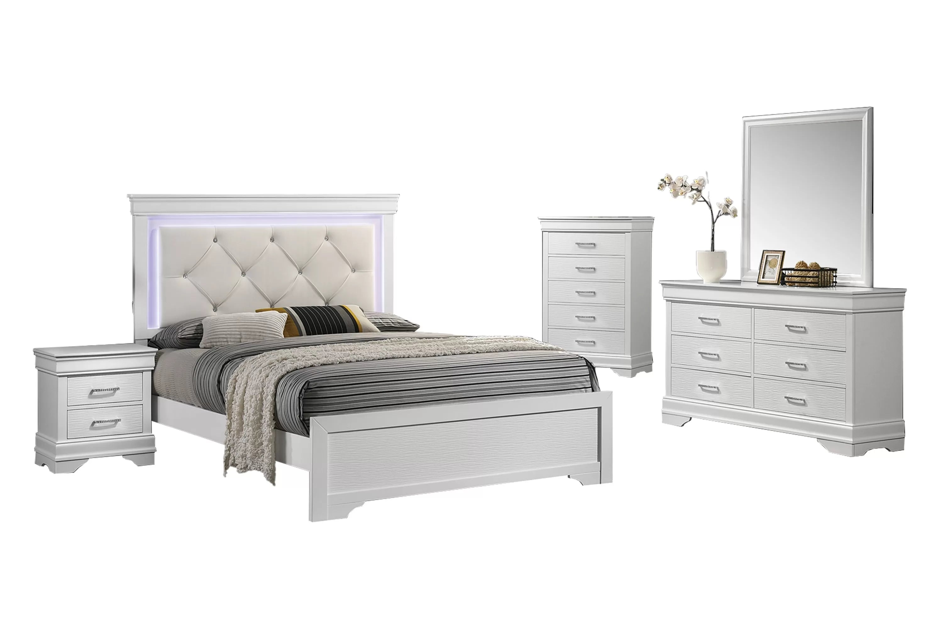 Queen Bed || F9665Q / F9640Q