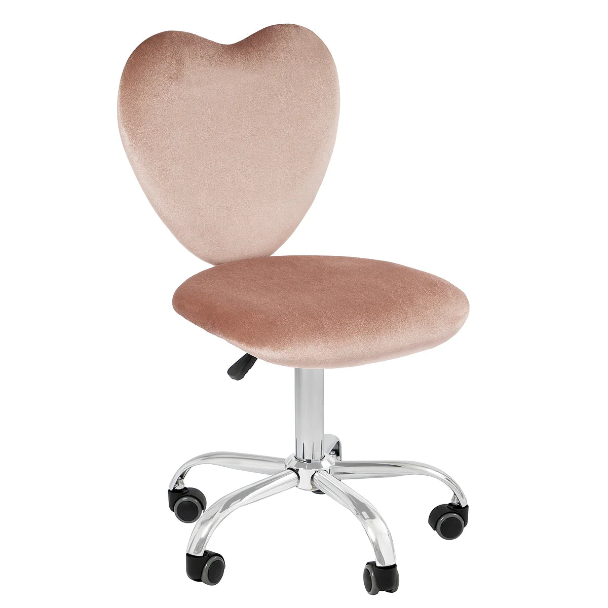 IVFS-IPS204-VBLK | Heart Swivel Vanity Chair