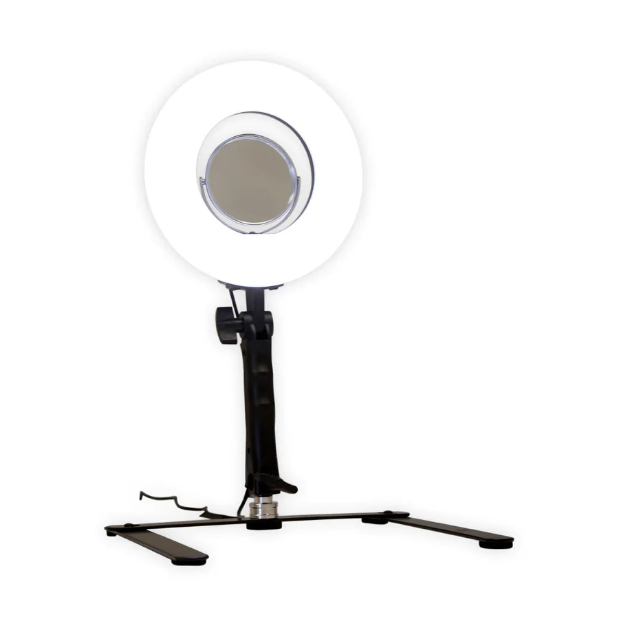 IVLR-LEDRING006-BLK | 8-inch Desktop Studio Ring Light