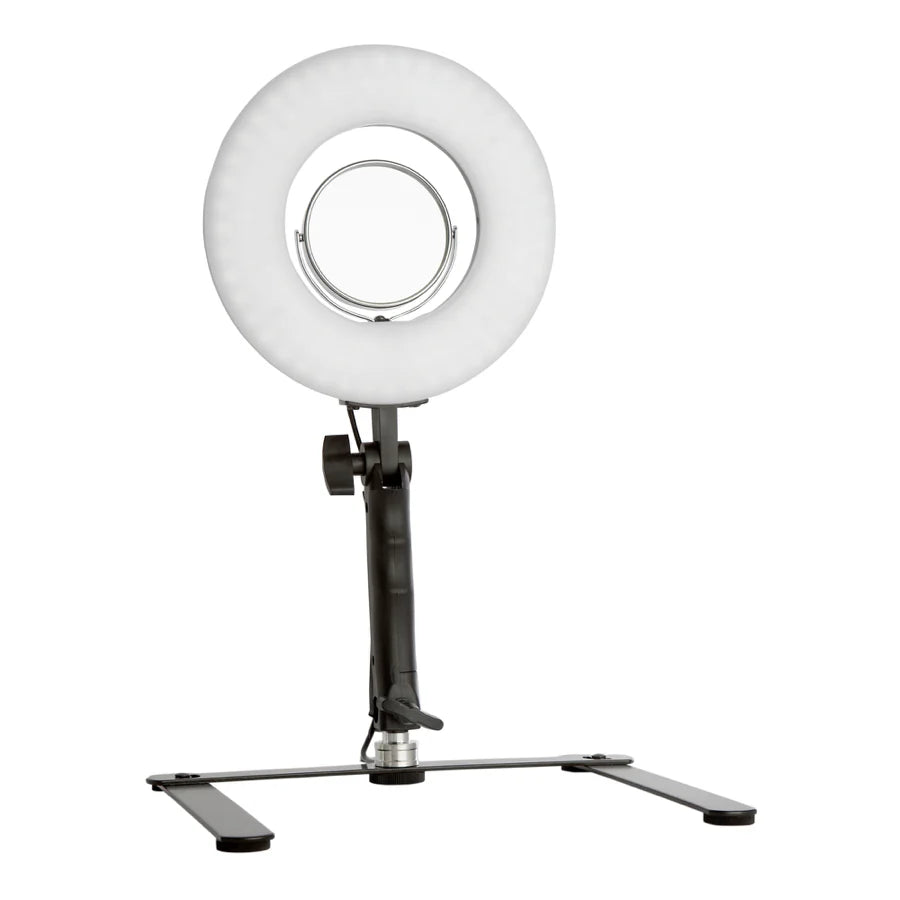 IVLR-LEDRING006-BLK | 8-inch Desktop Studio Ring Light