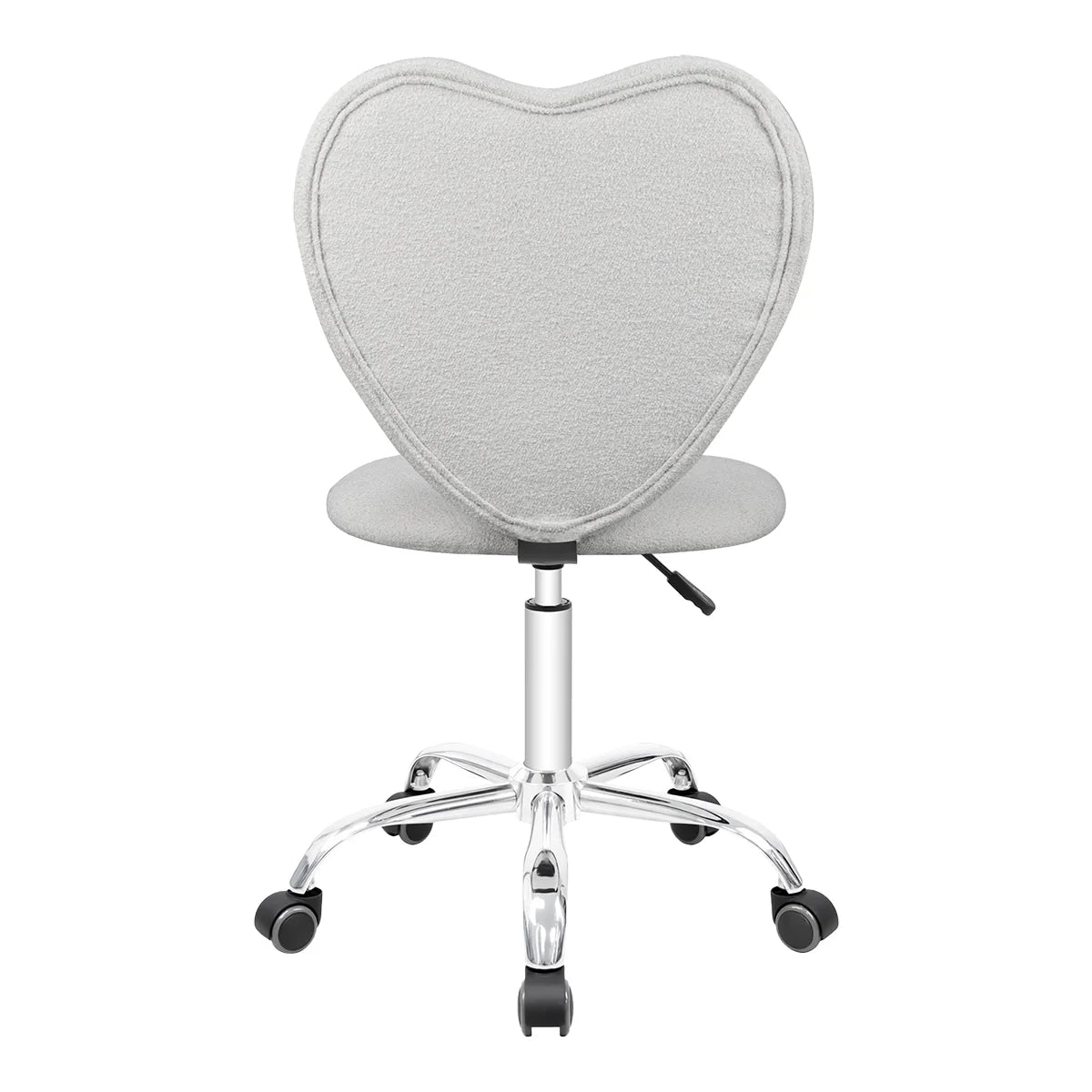 IVFS-IPS204-VBLK | Heart Swivel Vanity Chair