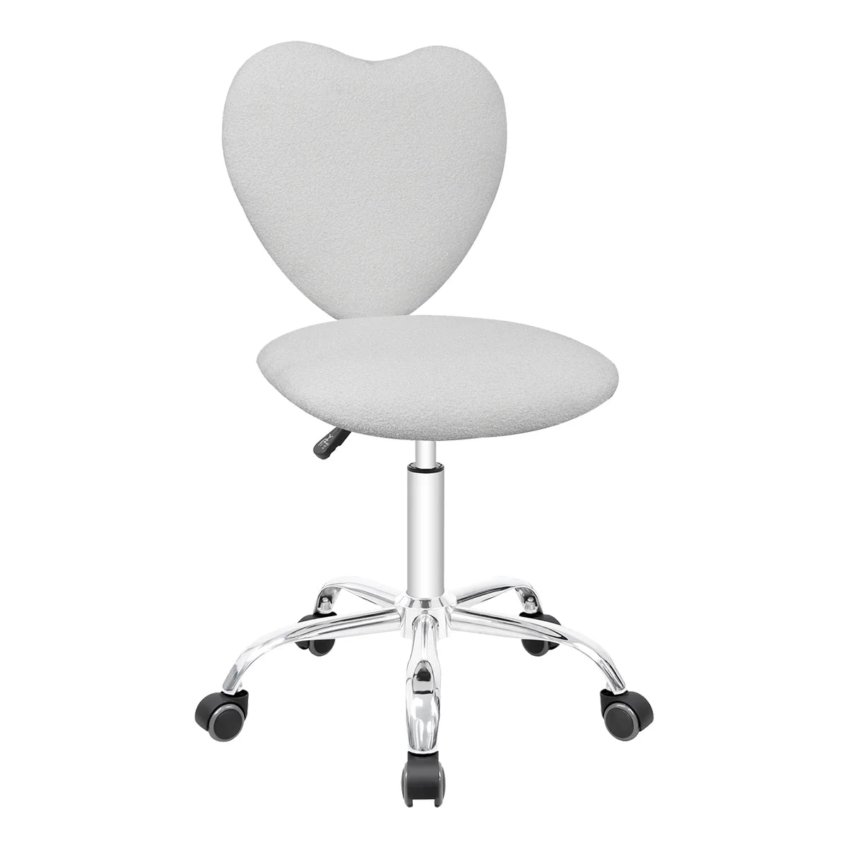 IVFS-IPS204-VBLK | Heart Swivel Vanity Chair