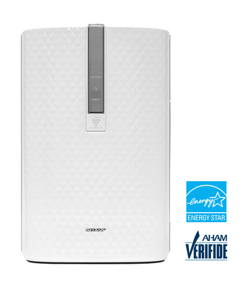 Sharp Plasmacluster Ion Air Purifier with True HEPA + Humidifier for Medium Rooms (KC850U)