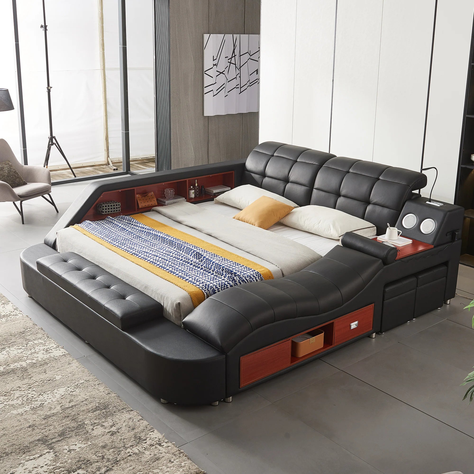 Keyin Bed R9018 KING BED/QUEEN BED