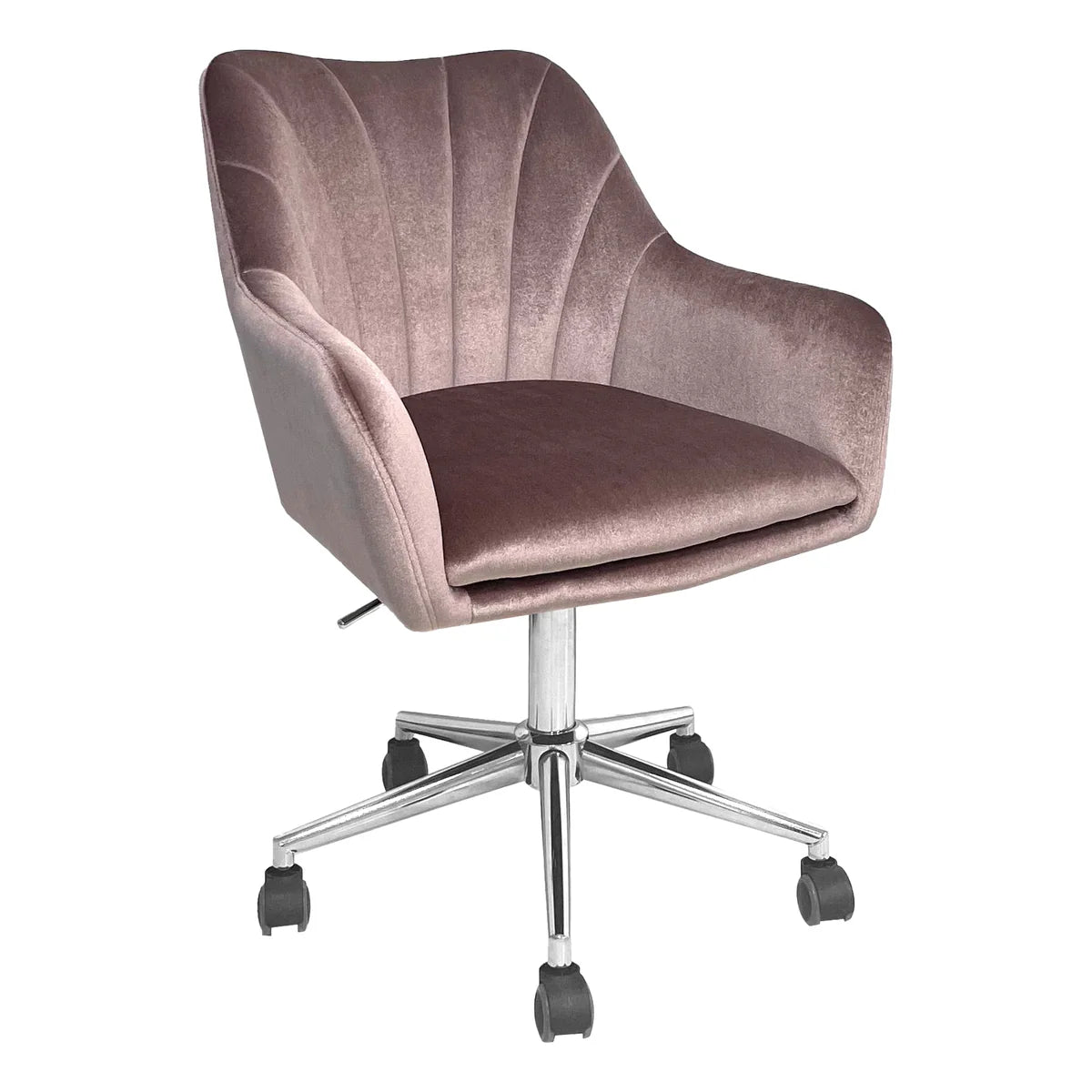 IVFC-IPS222-BLKV | Sadie Swivel Vanity Chair