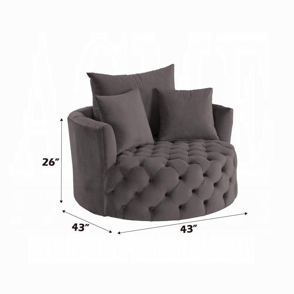 Zunyas Accent Chair W/Swivel