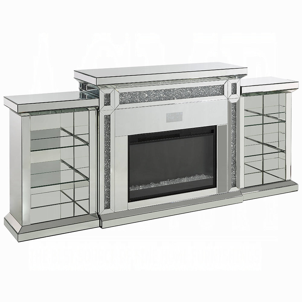 Noralie Fireplace W/LED & Bluetooth