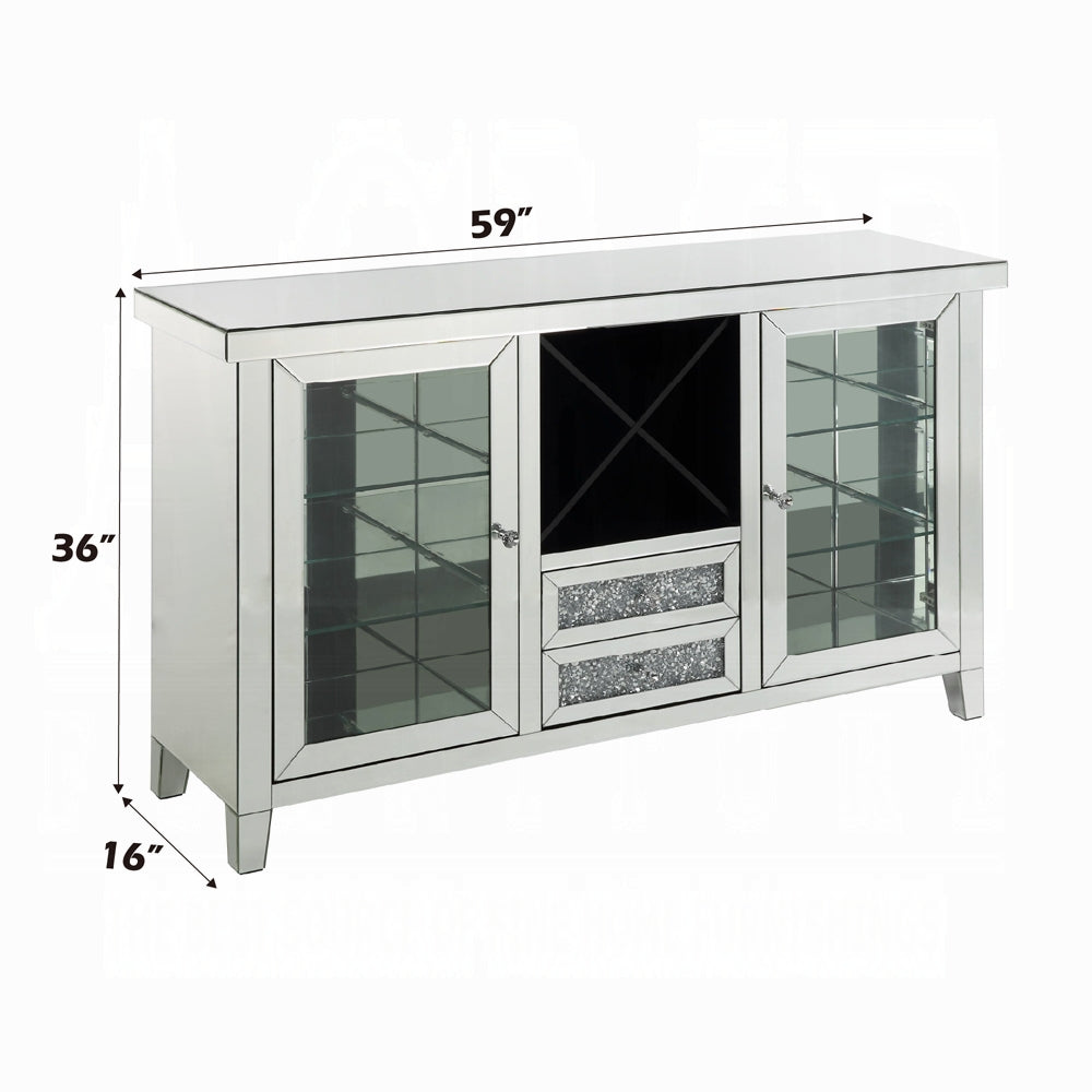 Noralie Wine Cabinet W/Led