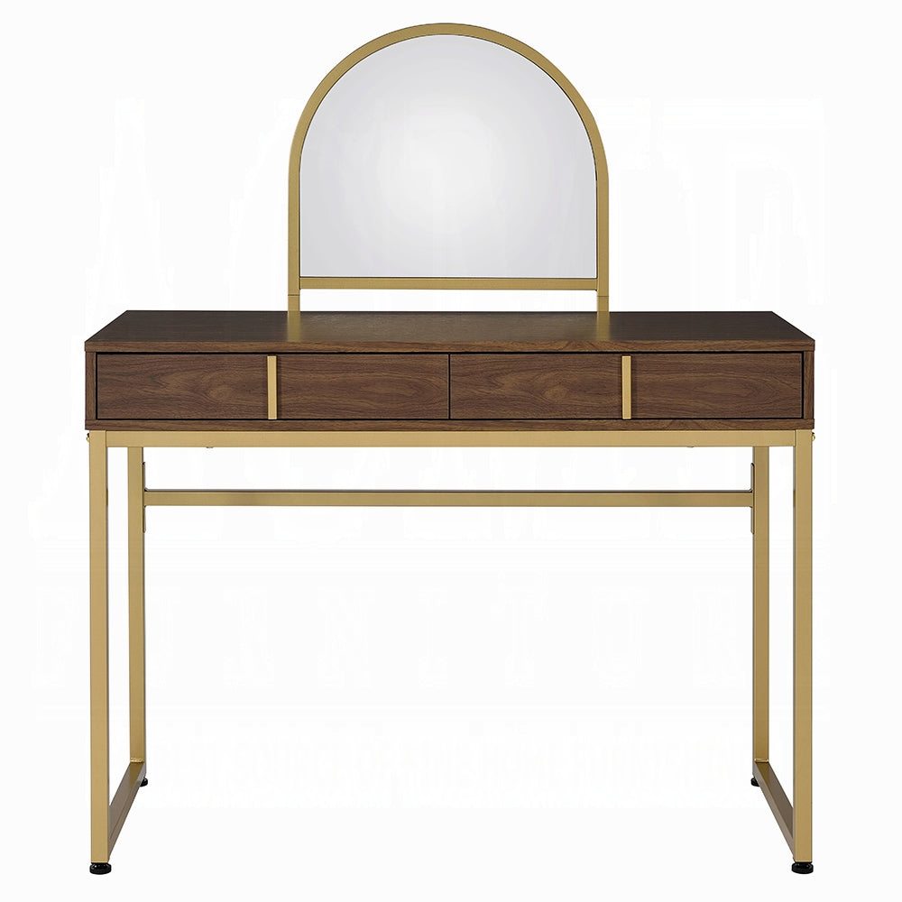 Coleen Vanity Desk W/Mirror & Jewelry Tray