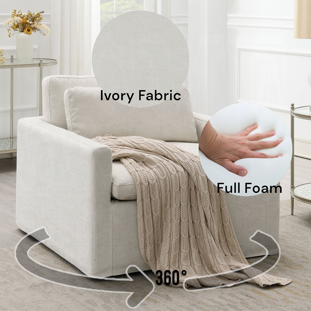 Frederick SWIVEL CHAIR W/PILLOW