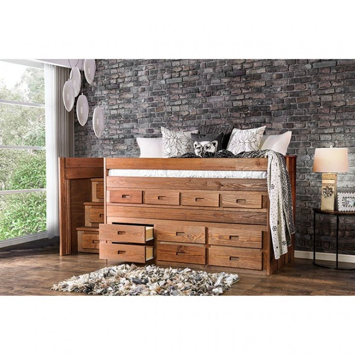 TWIN CAPTAIN BED     |     AM-BK601-BED-SLAT