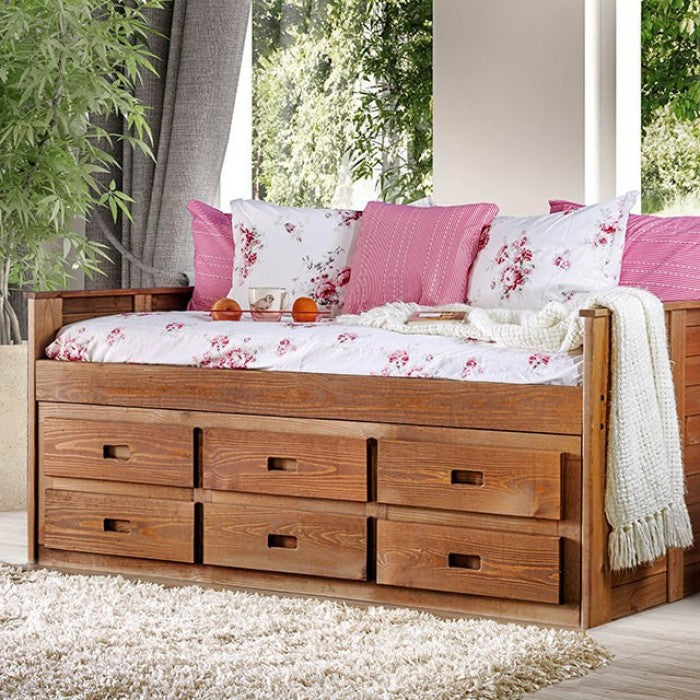 TWIN CAPTAIN BED     |     AM-BK602-BED-SLAT