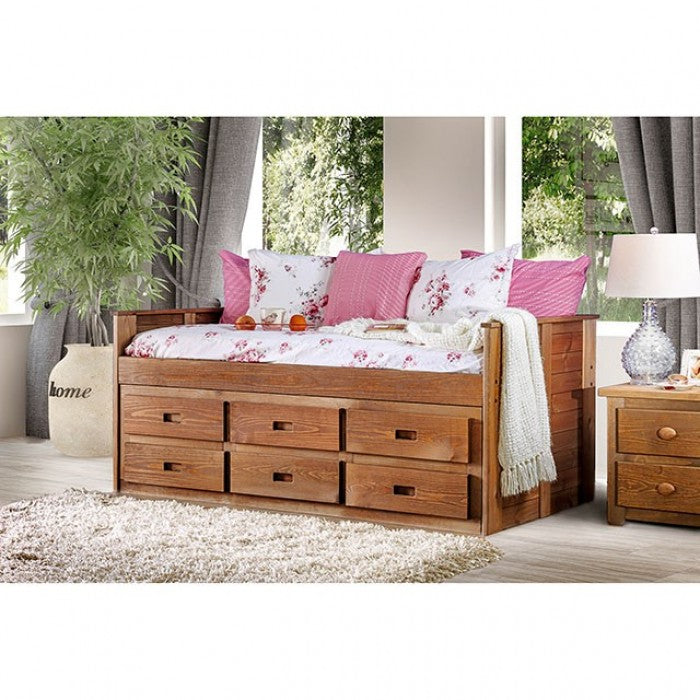 TWIN CAPTAIN BED     |     AM-BK602-BED-SLAT