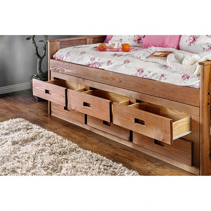 TWIN CAPTAIN BED     |     AM-BK602-BED-SLAT