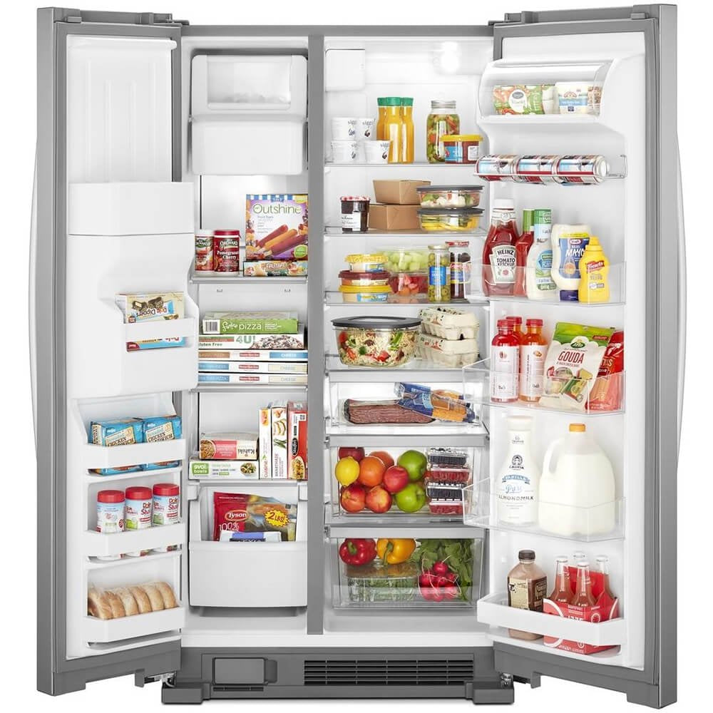 Whirlpool WRS325SDHZ 25 Cu. Ft. Stainless Side-by-Side Refrigerator