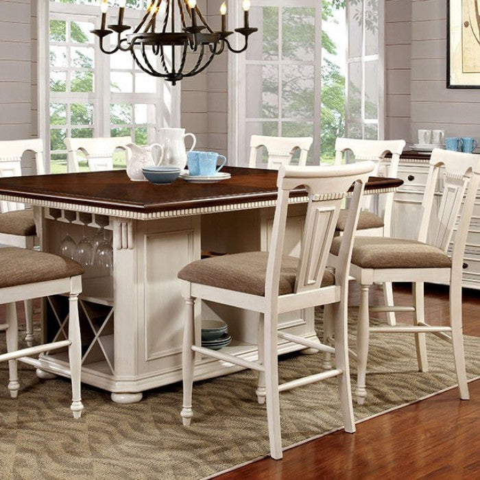 Sabrina Counter Ht. Table W/8 Dining Chairs