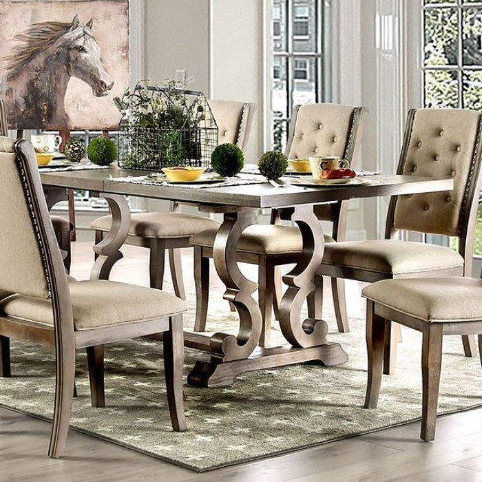 Patience Dining Table W/6 Dining Chairs