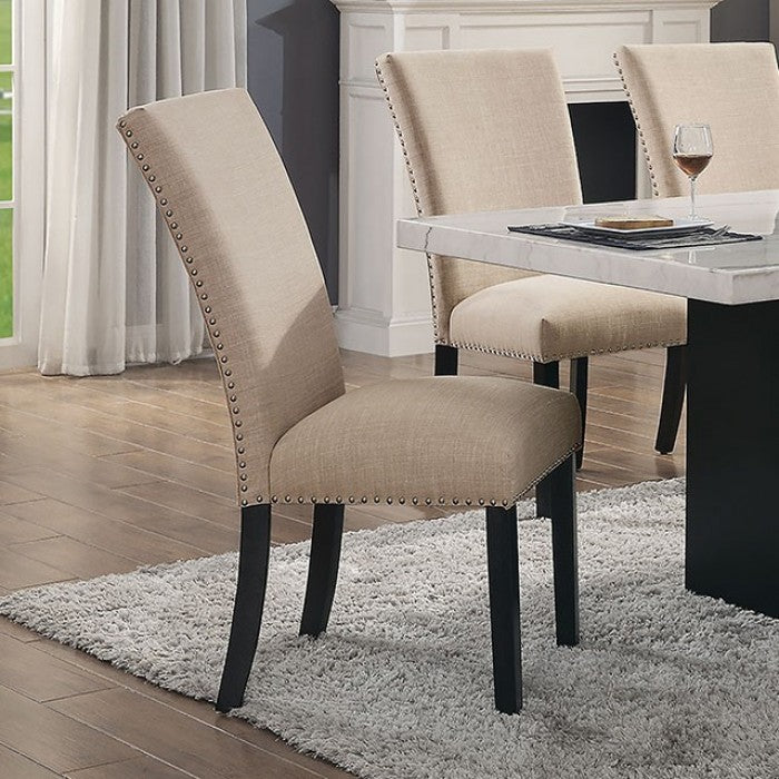 Kian Side Chair, Beige (2/Ctn)