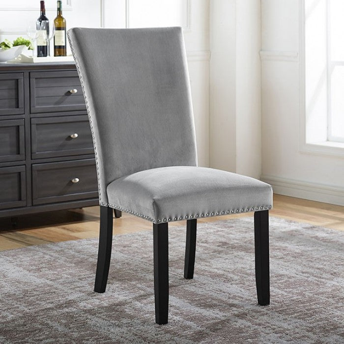 Kian Side Chair, Light Gray (2/Ctn)