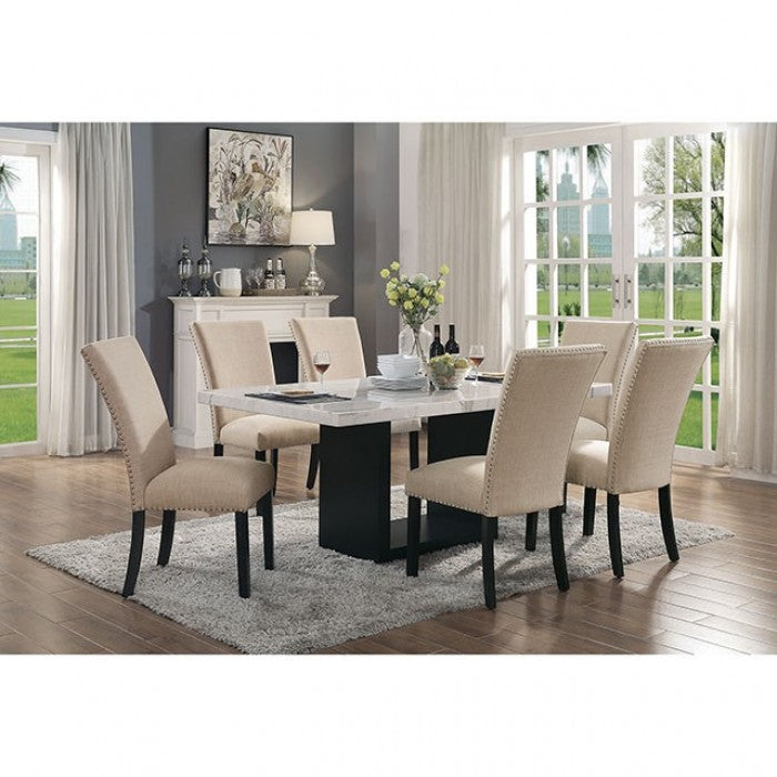 Kian Side Chair, Beige (2/Ctn)