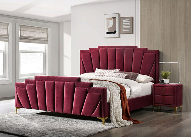 Florizel Red Bed Frame - Cm7411Rd