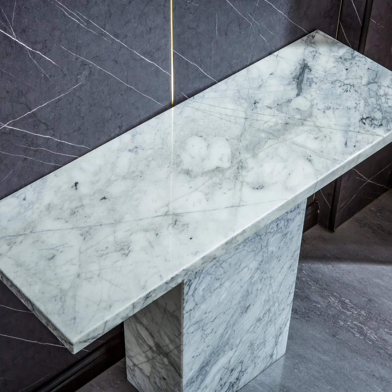 ST306BMW MARBLE CONSOLE TABLE