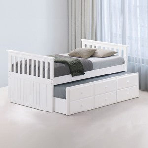 Clemens Captain Bed     |     FM-BK101WH-BED