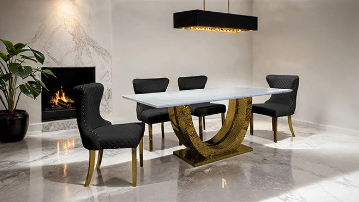 Portanova Dining Table W/6 Dining Chairs