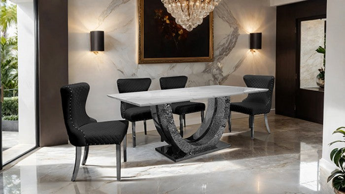 Portanova Dining Table W/6 Dining Chairs