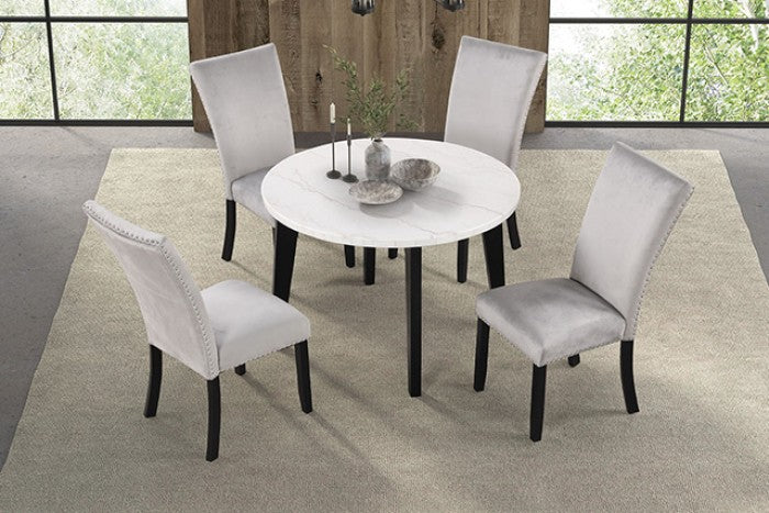 Sabro Round Dining Table W/4 Dining Chairs