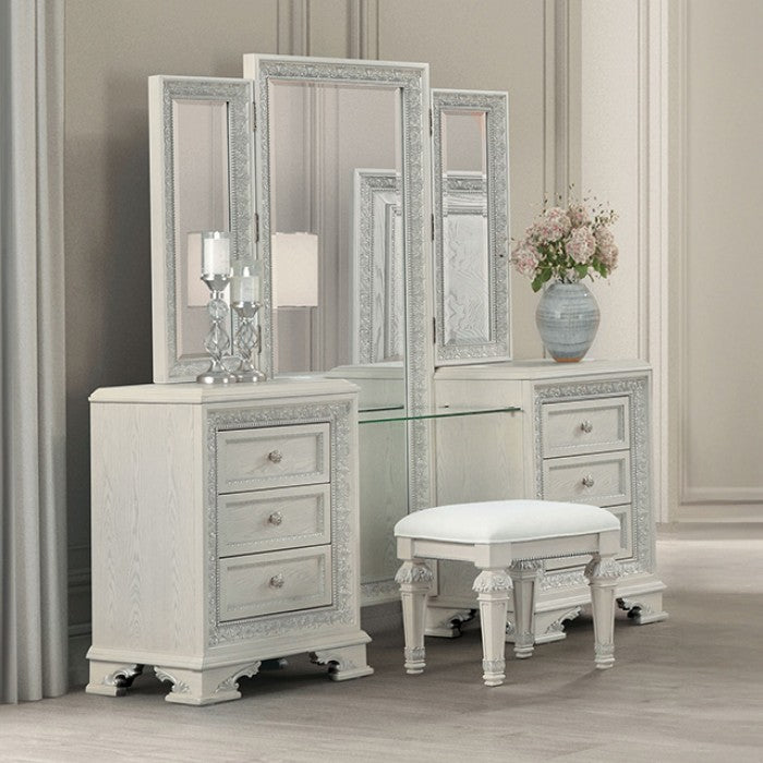 Stella Mia Vanity Set     |     FM70000WH-V-SET