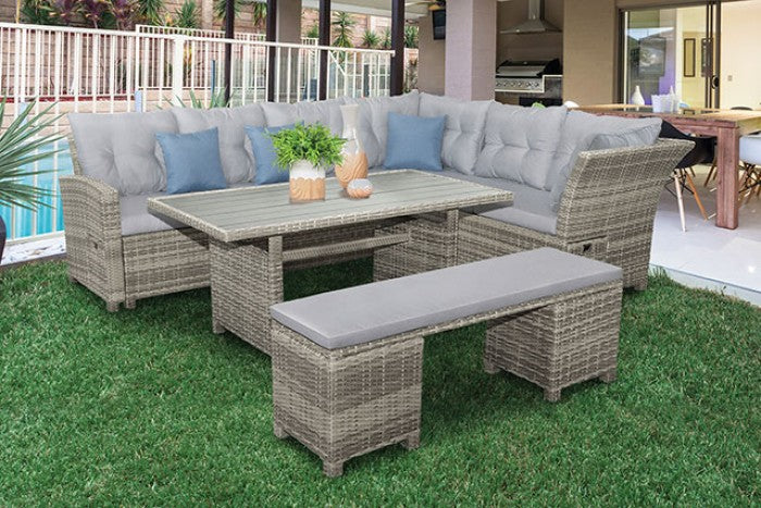 Malia 5 PC. Sectional set with Bench