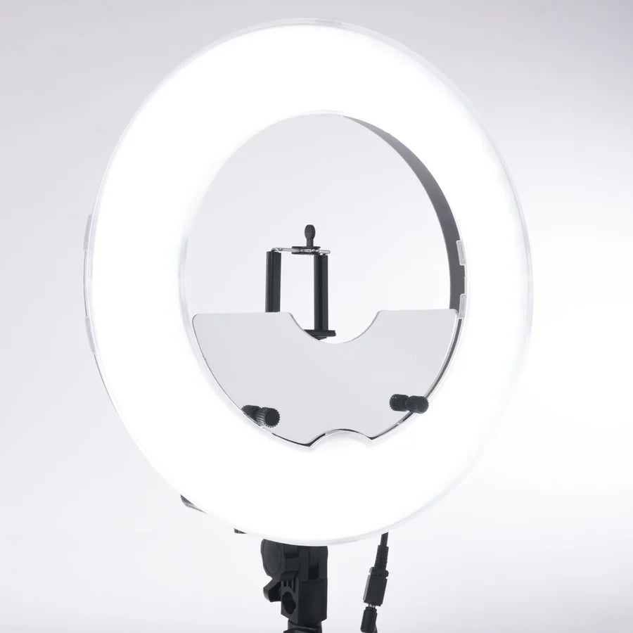 IVLR-LEDRING004 | 13.5-Inch Desktop Dimmable LED Vanity Studio Ring Light with Stand, Bag and Accessories